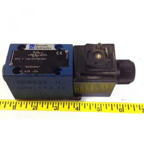 REXROTH HYDRAULIC DIRECTIONAL VALVE A118-276 / 4WE6Y62/EW110N9K4 102988 #1 image