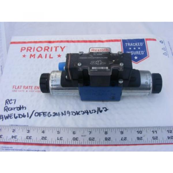 Rexroth 4WE6D61/OFEG24N9DK24L2/62 Solenoid Valve #1 image