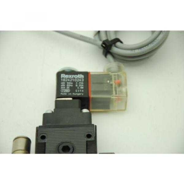 Bosch Rexroth FD:700 Series 24VDC Valve Manifold w/ 1824210243 Solenoid Valve #4 image