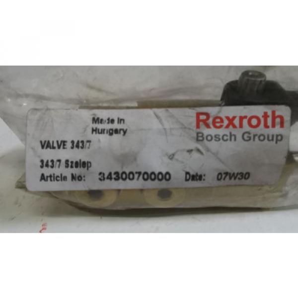 REXROTH VALVE 3430070000 USED #3 image