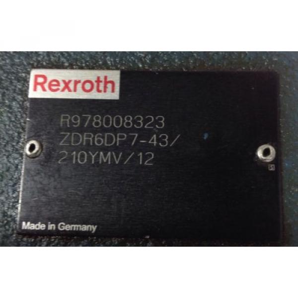 REXROTH PRESSURE REDUCING VALVE R978008323 / ZDR6DP7-43/210YMV/12 99088 #2 image