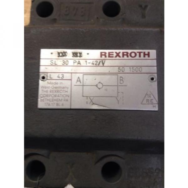 Rexroth Check Valve 1 1/4#034; Blue SL 30 PA 1-42V #3 image