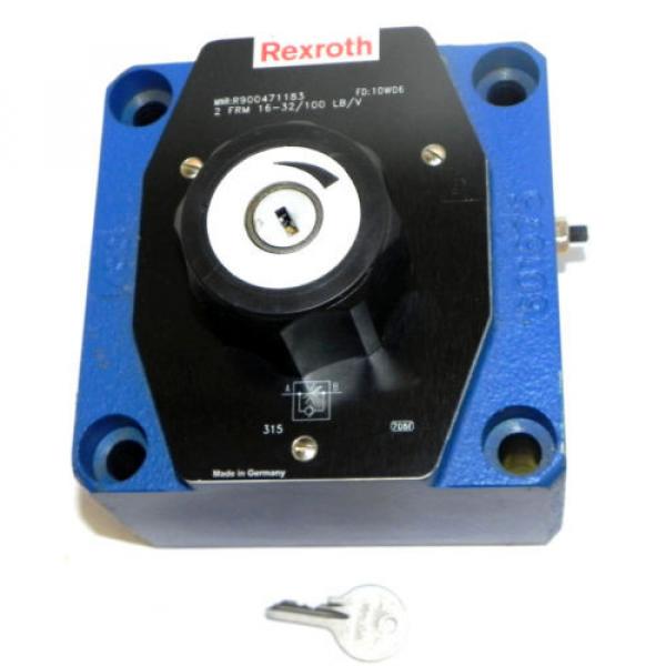 Origin REXROTH R900471183 FLOW CONTROL VALVE 2 FRM 16-32/100 LB/V FD: 10W06 #1 image