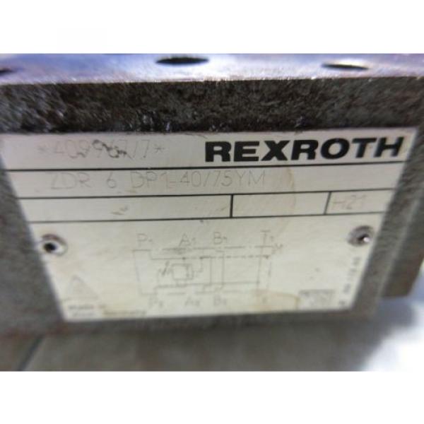 REXROTH VALVE UNIT ZDR 6 DP1-40/75YM  ZDR6DP1-40/75YM #2 image