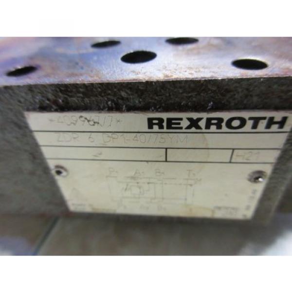 REXROTH VALVE UNIT ZDR 6 DP1-40/75YM  ZDR6DP1-40/75YM #5 image