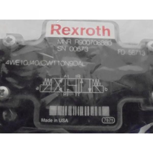 REXROTH, DIRECTIONAL CONTROL VALVE, R900708880, FD58713, 110/120VAC, 50/60HZ #2 image