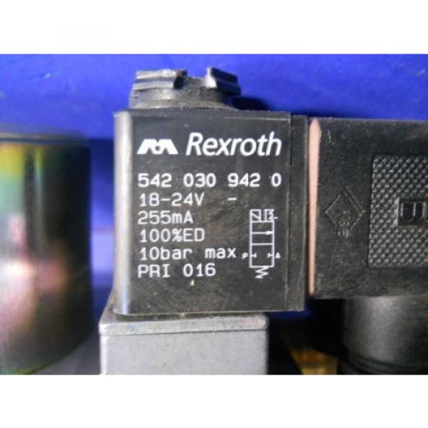 REXROTH 542-030-942-0 / 546-004-110-0 SOLENOID VALVE W/ MANIFOLD, NNB #2 image