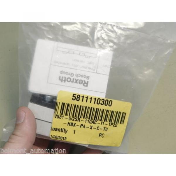 BRAND Origin - Rexroth 5811110300 Valve V581-5/2SR-110AC-|1-1P22-HBX-PA-X-C-T0 #3 image