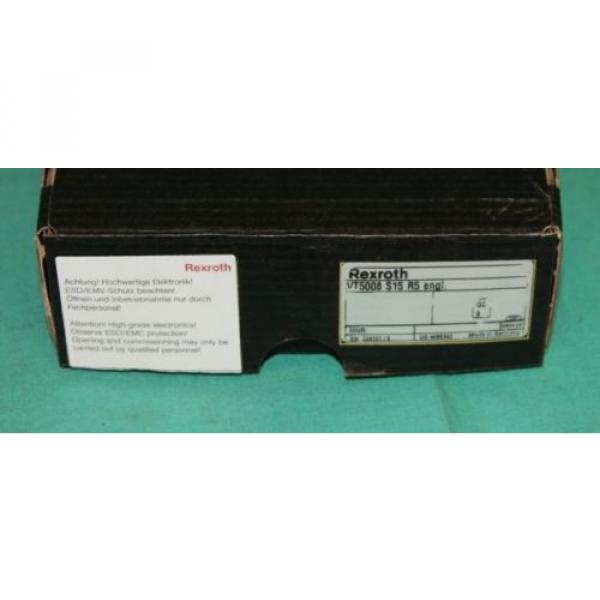 Rexroth, VT5008,  VT-5008, Hydraulic Valve Bosch Proportional Amplifier Servo Ca #1 image