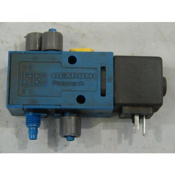 REXROTH/MECMAN 840 PNEUMATIC VALVE 110V 20MA XLNT #3 image