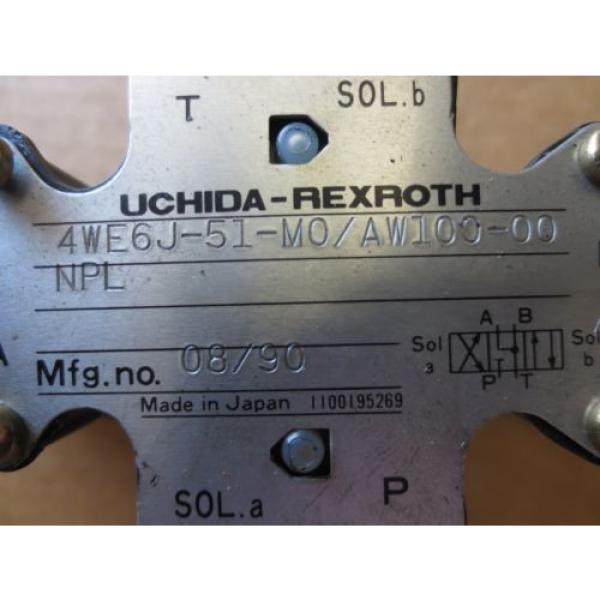 TSUGAMI NP-32 REXROTH 4WE6J-51-M0/AW100-00 4WE6J-51-MO/AW100-00 SOLENOID VALVE #2 image