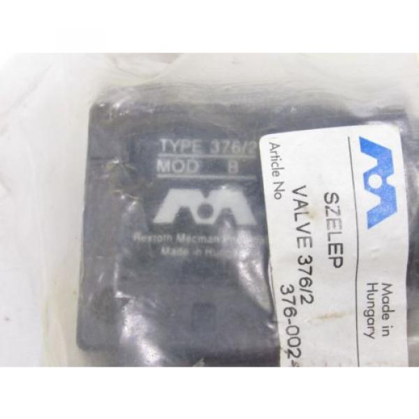 MANNESMANN REXROTH 376-002-000-1 MODEL 376/2 QUICK VENTING VALVE NIB #3 image