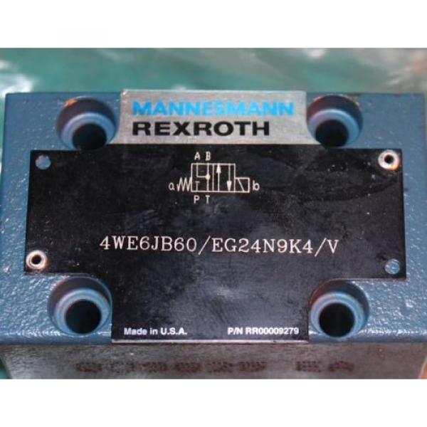 Mannesmann Rexroth 4WE6JB60/EG24N9K4/V Directional Valve RR00009279 Origin #3 image