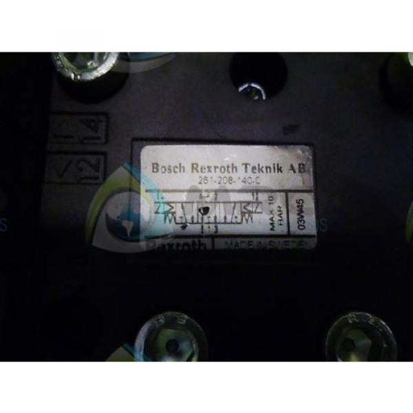 REXROTH 261-208-40C PNEUMATIC VALVE AS PICUTED Origin NO BOX #1 image