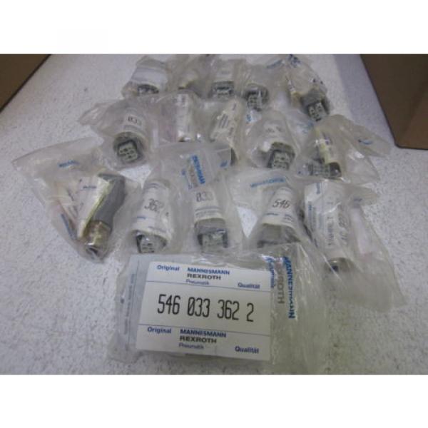 LOT OF 16 MANNESMANN REXROTH 546 033 362 2 PLUG Origin IN A FACTORY BAG #6 image