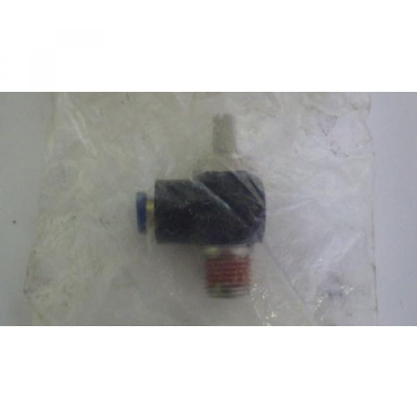 REXROTH  R432027194  FLOW CONTROL RIGHT ANGLE 1/4#034; NPT 1/4#034; OD  TUBE  Origin IN BAG #2 image