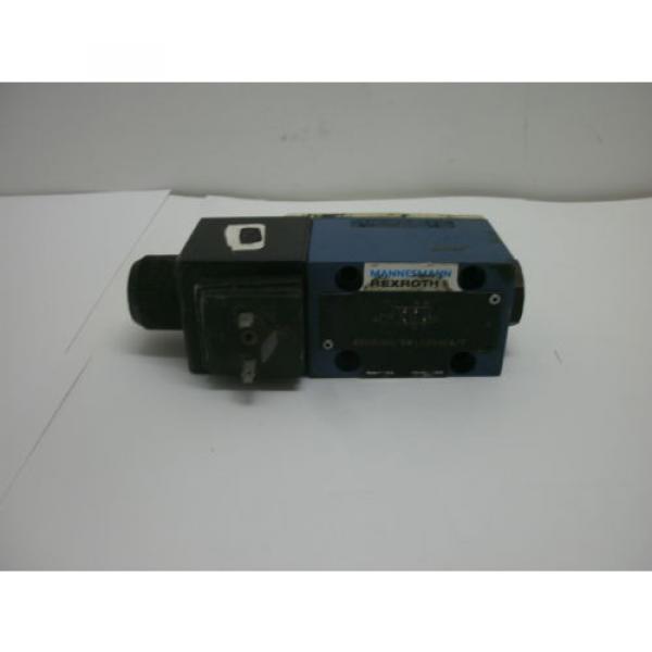 MANNESMANN REXROTH 4WE6D60/EW110N9K4/V HYDRAULIC VALVE 110/120VAC 5000PSI MAX #1 image