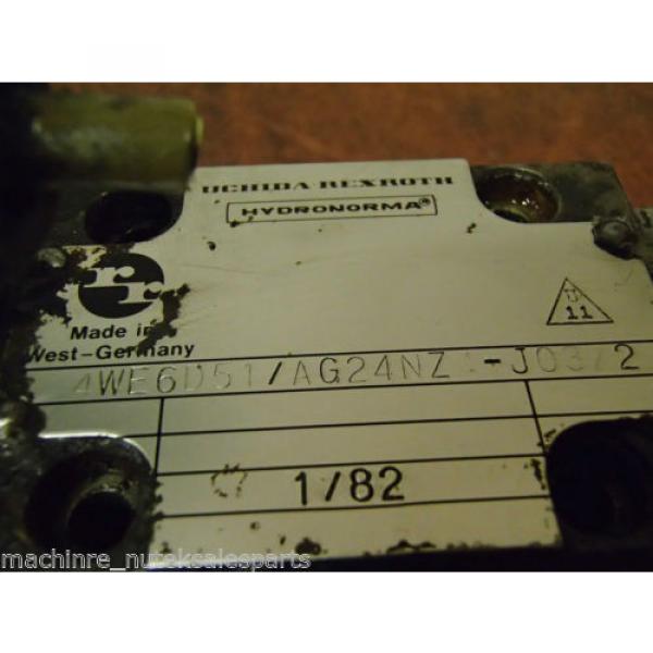 Uchida Rexroth Hydronorma Solenoid Valve 4WE6D51/AG24NZ4-J03/2 4WE6D51AG24NZ4J03 #5 image