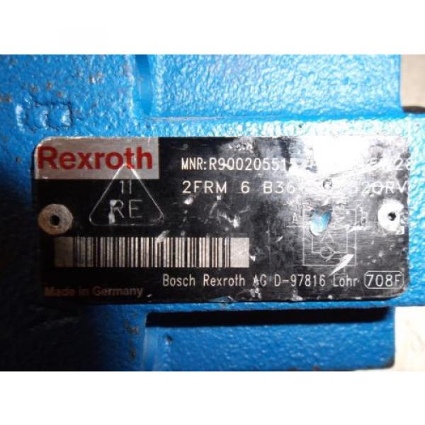 REXROTH 2FRM-6 B36-33/320RV  2 WAY FLOW VALVE,  NO KEY LOT OF 2 USED #2 image