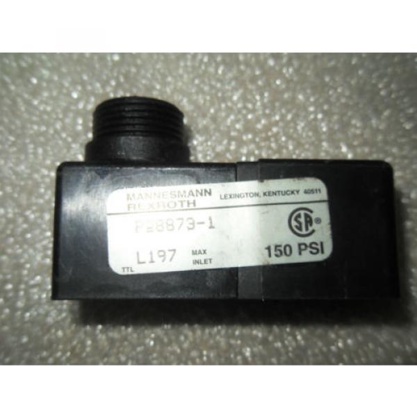 Y5-2 1 USED MANNESMANN REXROTH P28873-1 SOLENOID 150 PSI 110 VAC #1 image