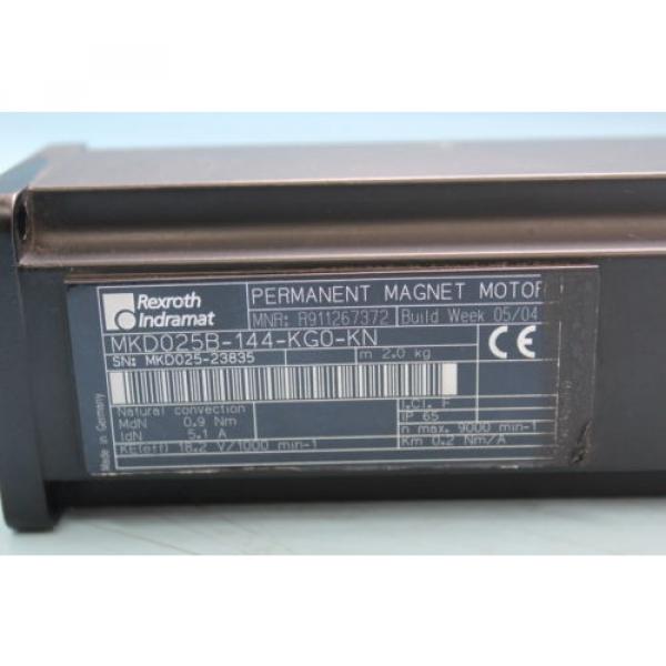 Rexroth Permanent Magnet MKD025B-144-KG0-KN, 1Pcs, origin, Free Expedited Shipping #6 image