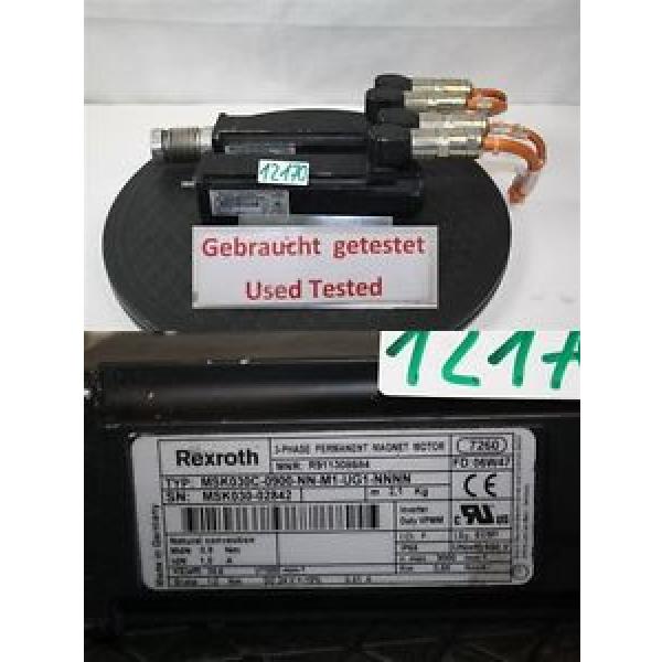 Rexroth MSK030C-0900-NN-M1-UG1-NNNN SERVOMOTOR SERVO MOTOR #1 image