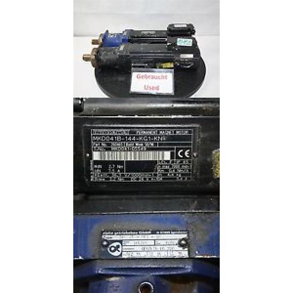 Indramat rexroth MKD041B-144-KG1-KN SERVOMOTOR con alpha servo motor #1 image