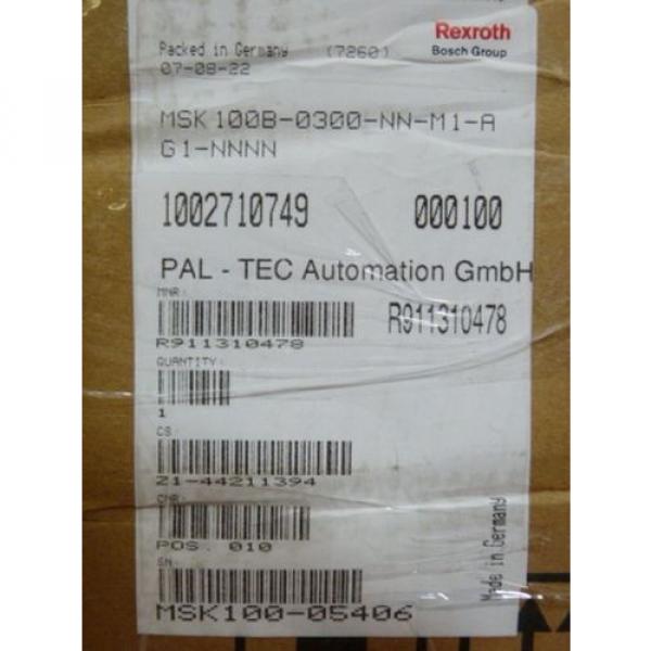 Rexroth MSK100B-0300-NN-M1-AG1-NNNN 3-Phase Permanent-Magnet-Motor   gt; ungebrauc #2 image