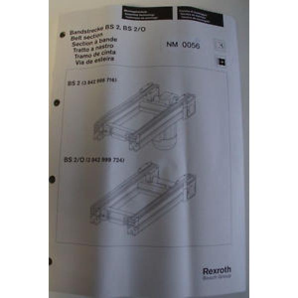 Rexroth BANDSTRECKE KOMPLETT MNR 3 842 999 716 / BS 2 #1 image