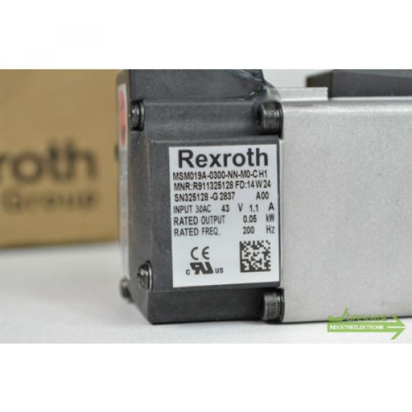 Bosch Rexroth MSM019A-0300-NN-M0-C H1 R911325128 FD:14 #4 image