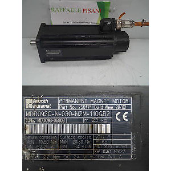 REXROTH INDRAMAT MDD093C-N-030-N2M-110GB2 #1 image