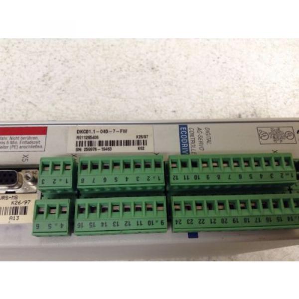 Bosch Rexroth Indramat FWA-ECODRV-ASE-02VRS-MS DKC011-040-7-FW AC Servo Digital #5 image