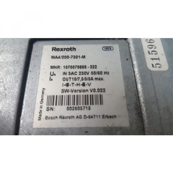 REXROTH ROBOT CONTROLLER MODULE MA4/200-7301-M #2 image