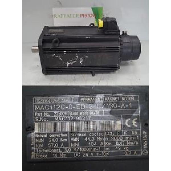 REXROTH INDRAMAT MAC112C-0-ED-3-C/130-A-1 #1 image