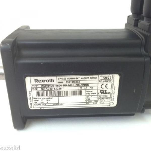 Servo Motor MSK040B0600NNM1UG0NNNN Rexroth MSK040B-0600-NN-M1-UG0-NNNN #2 image