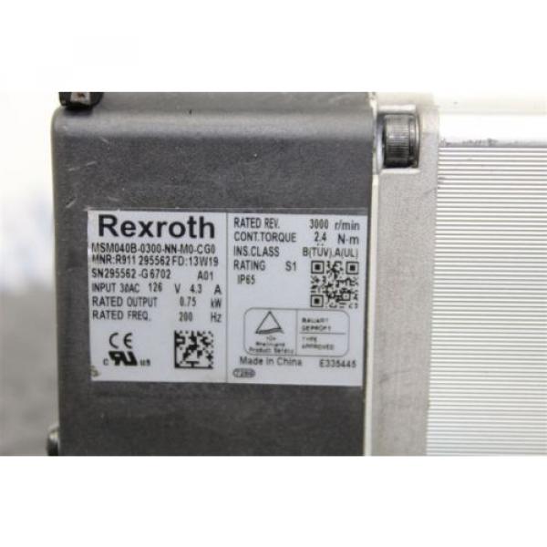 Rexroth Indramat MKD090B-047-GG1-KN Servomotor MKD090B047GG1KN #2 image