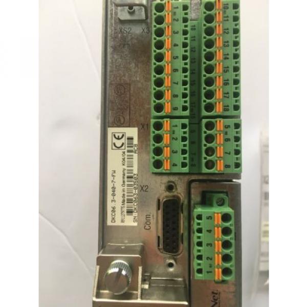 Origin REXROTH INDRAMAT DKC063-040-7-FW ECO DRIVE SERVO CONTROLLER DKC0230407 #3 image