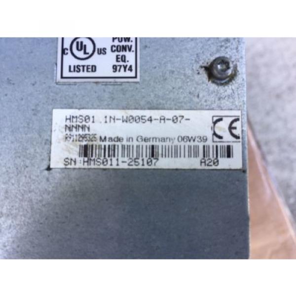 REXROTH INDRAMAT HMS011N-W0054-A-07-NNNN INDRADRIVE SERVO DRIVE #5 image