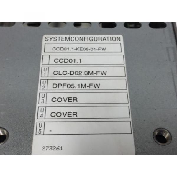 Rexroth Indramat CCD011-KE08-01-FW, CCD011, CLC-D023, DPF051, Motion Control #4 image