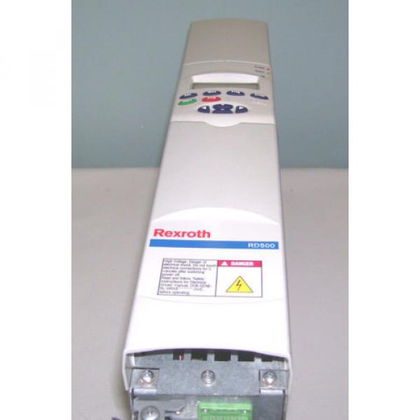 REXROTH INDRAMAT CFG-RD500-P2-NN  DRIVE  RD521-4N-005-L-NN-FW  60 DAY WARRANTY #1 image