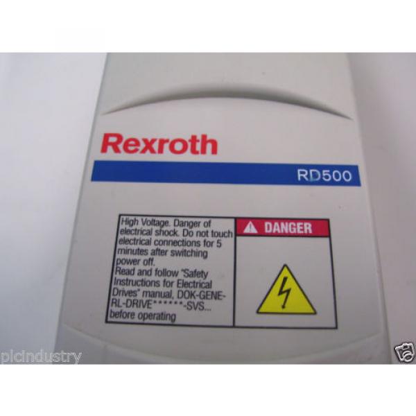 REXROTH INDRAMAT CFG-RD500-P2-NN  DRIVE  RD521-4N-005-L-NN-FW  60 DAY WARRANTY #2 image