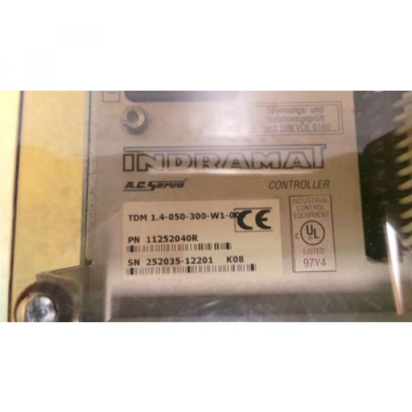 Indramat Rexroth TDM 14-050-300-W1-000 AC Servo Controller #2 image