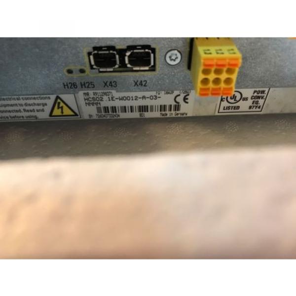 Origin Bosch Rexroth Indramat IndraDrive C HCS02 1E-W0012-A-03-NNNN 2 available #4 image