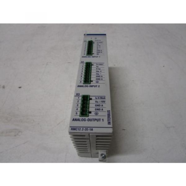 INDRAMAT/REXROTH RMC122-2E-1A INTERBUS INPUT/OUTPUT ANALOG MODULE - USED #7 image