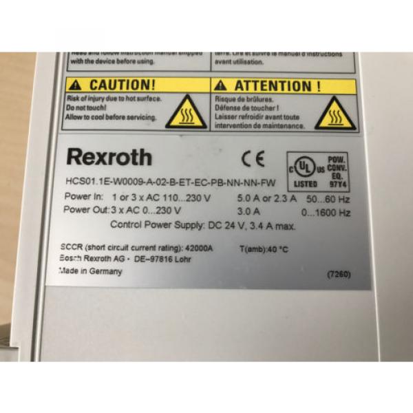 Rexroth Indramat  HCS011E-W009 IndraDrive Cs Rexroth Servosteller unbenutzt OVP #2 image