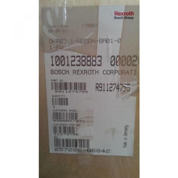 Origin BOSCH REXROTH INDRAMAT ECODRIVE CONTROLLER DKR031-W200N-BA01-01-FW #3 image