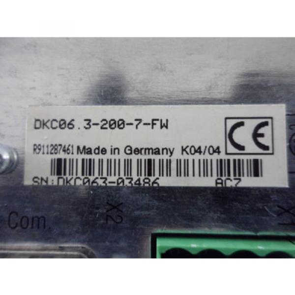 Rexroth / Indramat DKC063-200-7-FW Servo Drive Refurbished, 30 Days Warranty #4 image