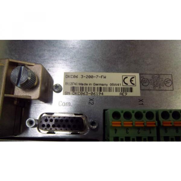 REXROTH INDRAMAT ECO DRIVE SERVO DRIVE DKC063-200-7-FW Origin DKC0632007FW #2 image