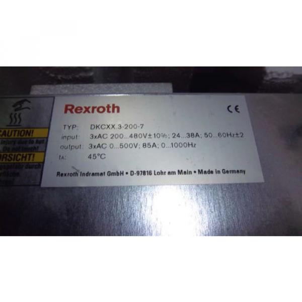 REXROTH INDRAMAT ECO DRIVE SERVO DRIVE DKC063-200-7-FW Origin DKC0632007FW #3 image