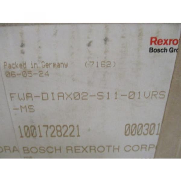 REXROTH INDRAMAT DDS021-W100-DS01-02-FW w/ FWA-DIAX02-S11-01VRS-MS Origin IN BOX #3 image